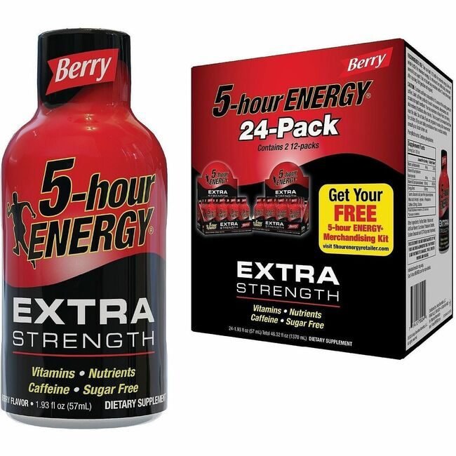 Drink 5 HR ENERGY BRY 24 Count GRR22000631