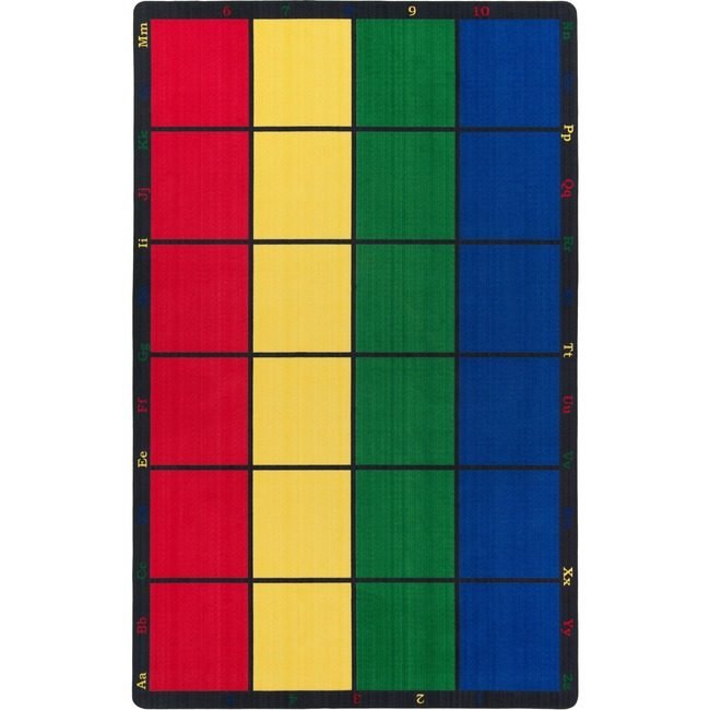 Flagship Carpets Rug Learn Grid 109"X132" FCIFE126-58A