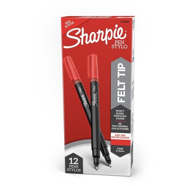 Sharpie / Expo / Prismacolor / Sanford Pen Fine Red SAN1742665