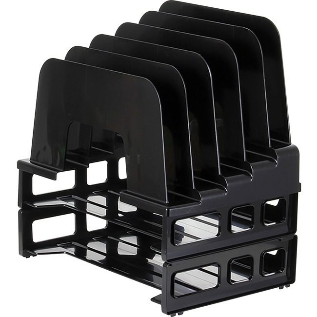 Officemate Sorter INCLINE W/2 TRAYS Black OIC22112