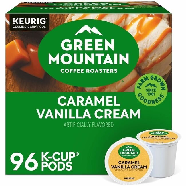 Green Mountain Coffee Roasters Kcup Caramelvanillacrm 24BX GMT6700CT