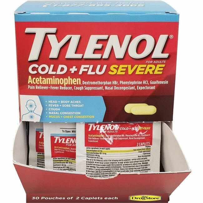 Lil#039; Drug Store Products Medicine Tyl Cld&Flu 2 Pack 30 LIL64568