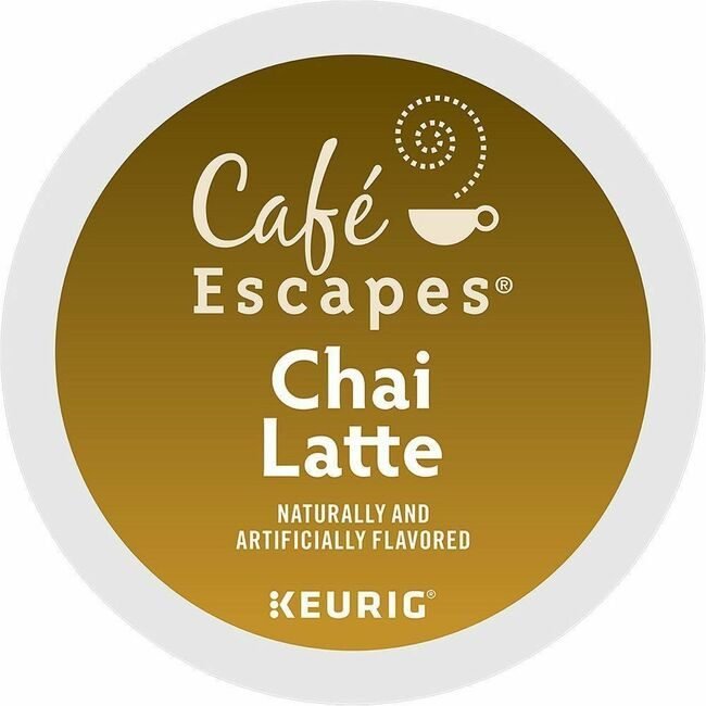 Green Mountain Coffee Roasters Kcup Cafescp Chailatte 24BX GMT6805CT