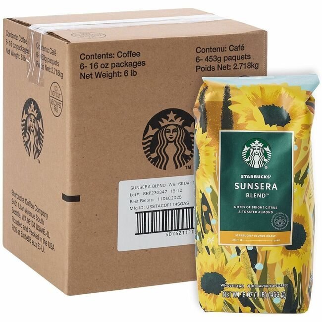 Seattle#039;s Best Coffee Starbucks Coffee Company Seattle#039;s Best Sbux Sunsera Wb 16OZ SBK06022CT