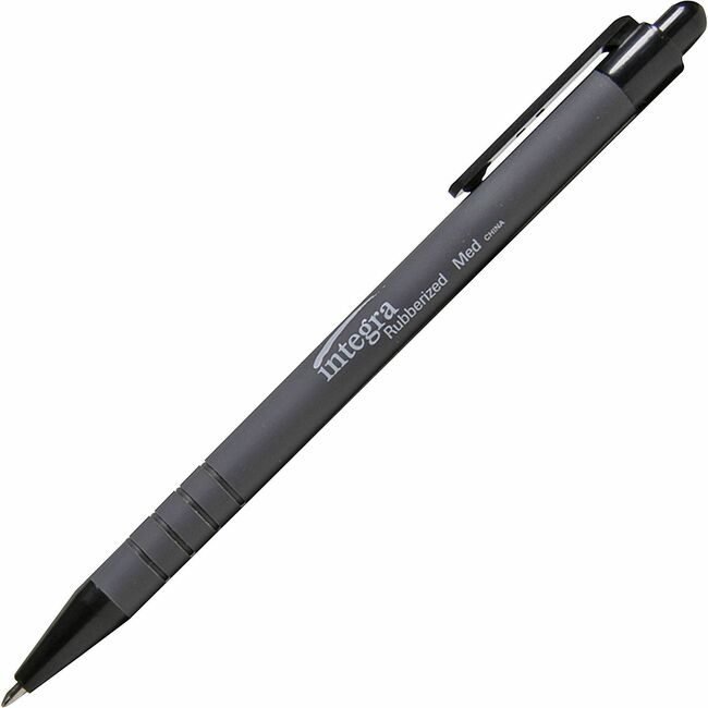 Integra Pen Rubber Brl Rt Bp Medium Black ITA30031
