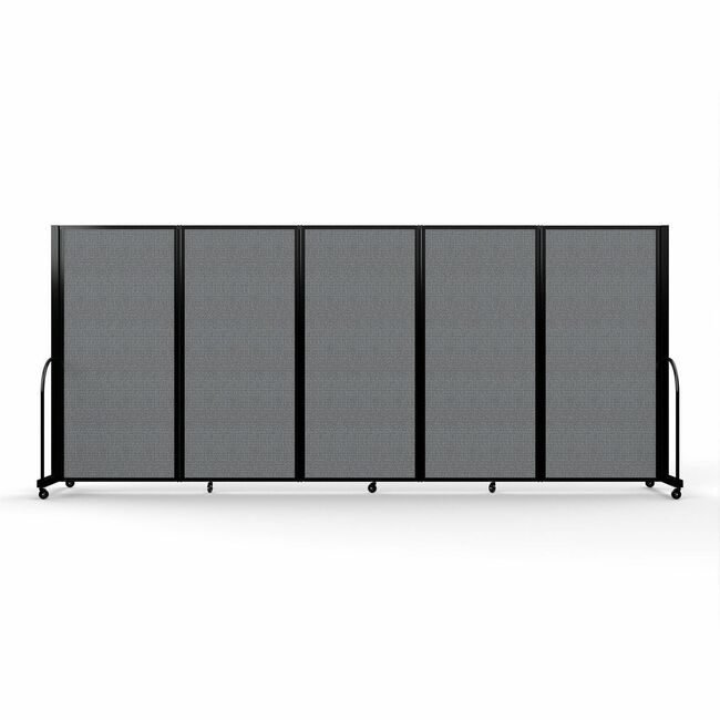 Screenflex Divider 6HX141"W Gray Bkfr SCXFSH605BDG