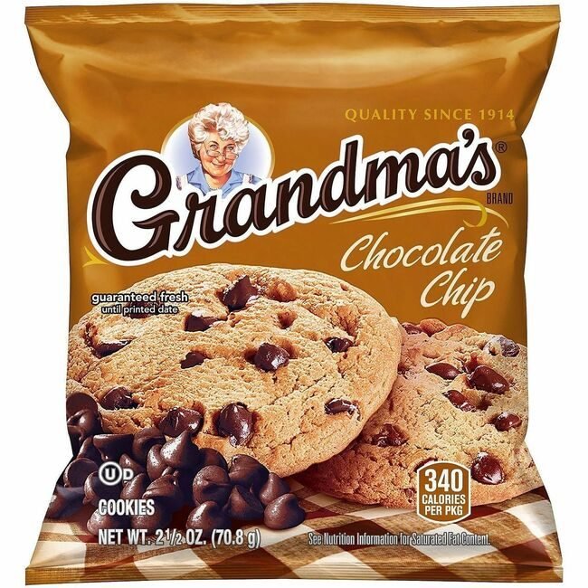 Food Cookie Chocchip 60 Pack GRR29500060