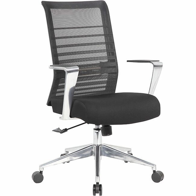 Lorell Chair Conference Fixed-Arm Alu LLR00580