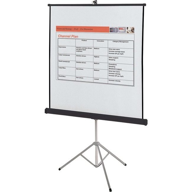 ACCO Brands Quartet Screen Tripod 70X70 Mat.We QRT570S
