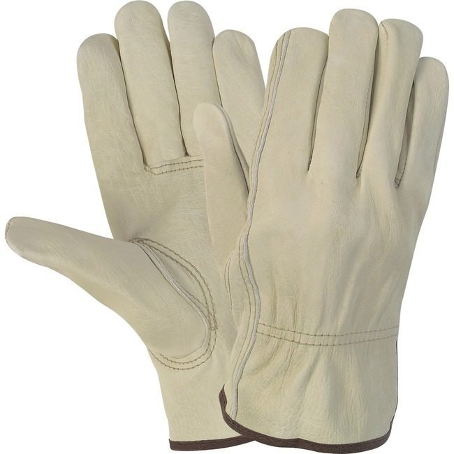 MCR Safety Gloves Leather Economy M MCSCRW3215M