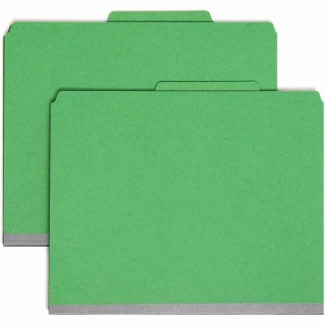 Smead Manufacturing Co. Folder Classf Letter 2DIV Green SMD14063
