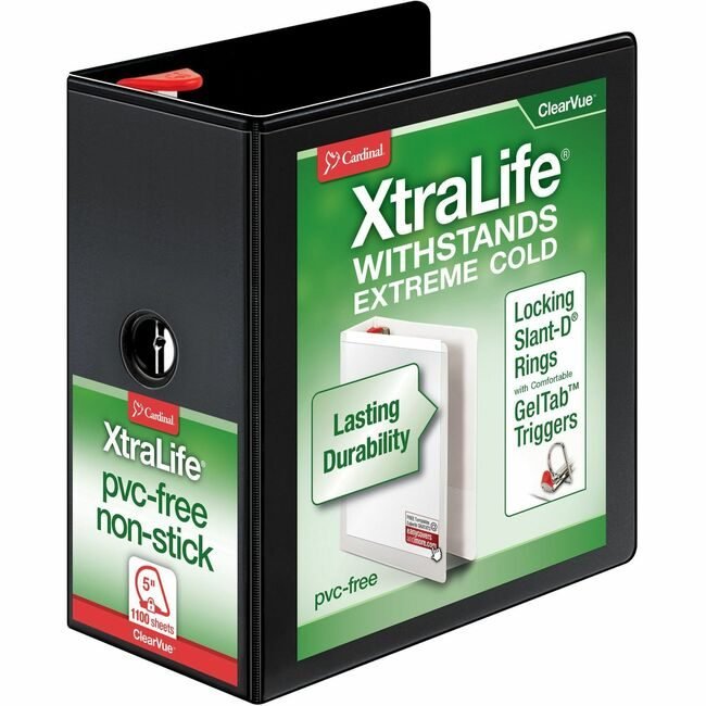 Cardinal Binder X-Life Dring 5" Black CRD26351CB