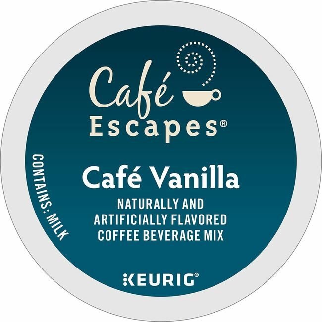 Green Mountain Coffee Roasters Kcup Cafescp Vanilla 24BX GMT6812CT