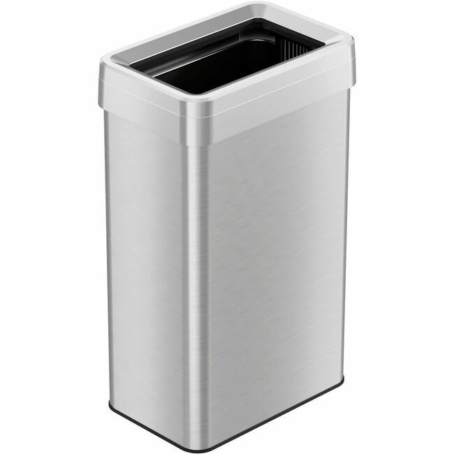 HLS Commercial Trashcan Opentop Stainless HLCHLS18UOT