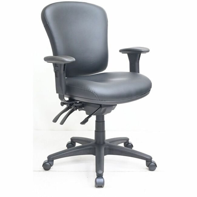 Lorell Chair Midback Task Am Vinyl Black LLR66124