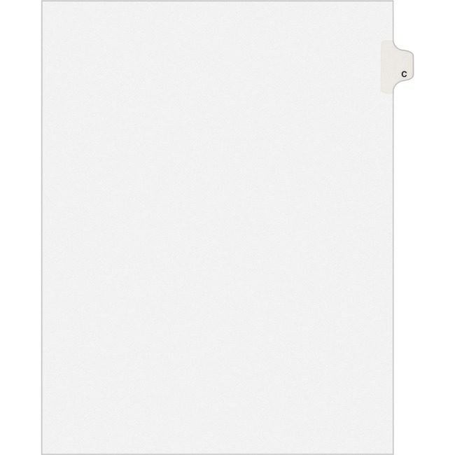 Avery Products Corporation Dividers Index Sidetab C AVE01403