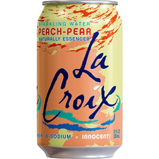 National Beverage Corp. LaCroix Water Sprk Peach Pear 24/CT LCX40102