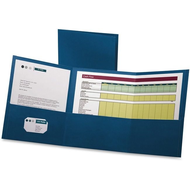 Oxford Folder Trifld Paper Pckt Be OXF59802
