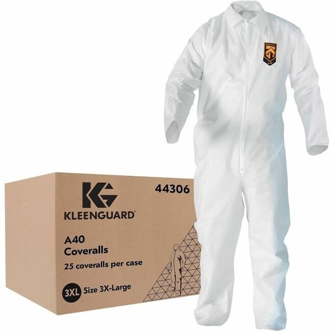 HyFlex / Ansell Coveralls Klngd A40 White 3XL ANS44306