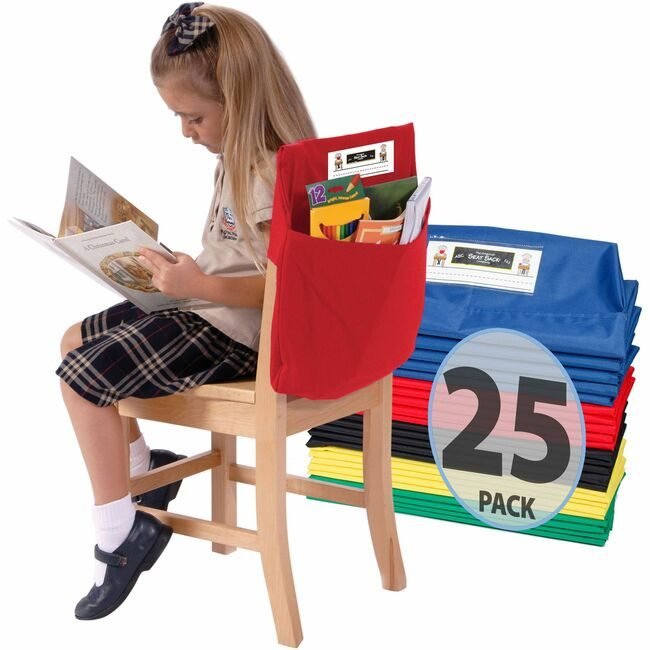 The Original Seat Sack Company Pocket Chair 14IN 25 Pack Assorted SSK14199