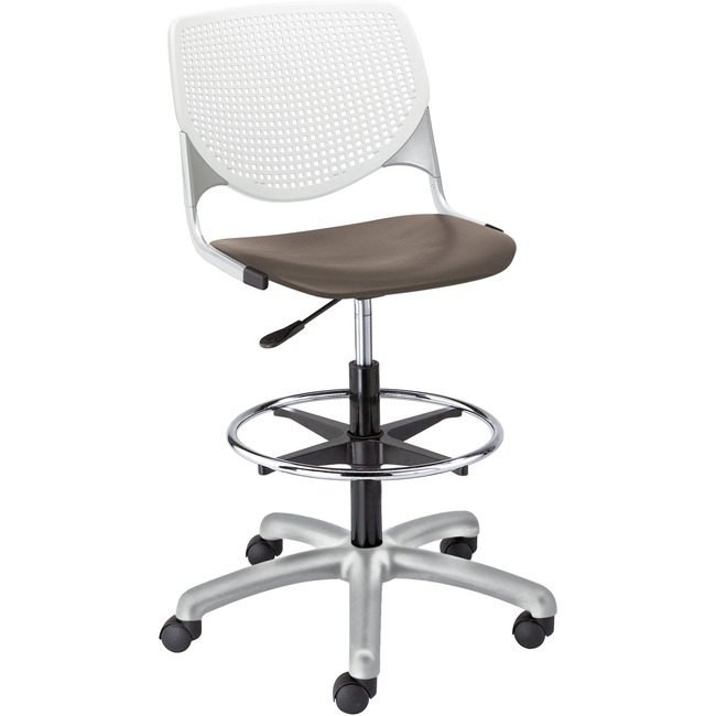 KFI Seating Poly Adj Stool W/Perf Bk KFIDS2300B8S18