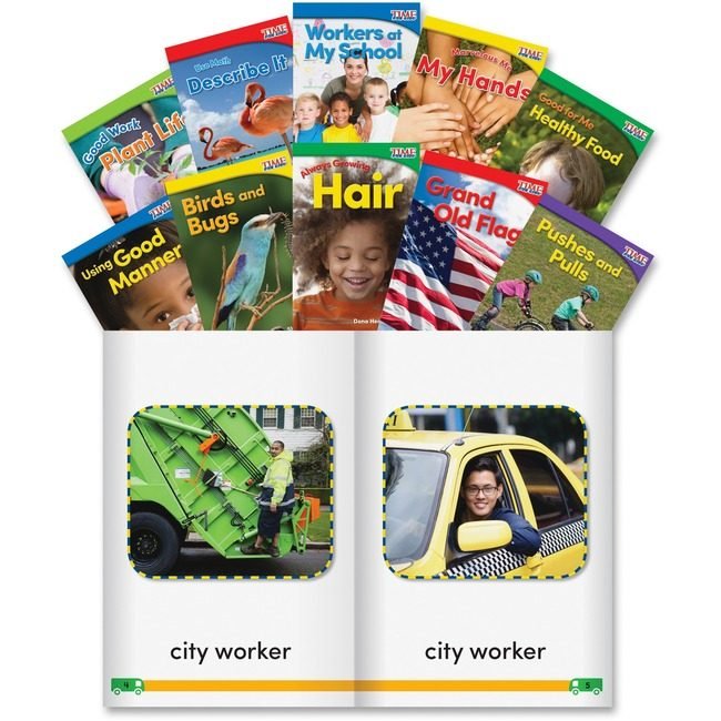 Shell Education Book Time For Kids Grk SET1 SHL24706