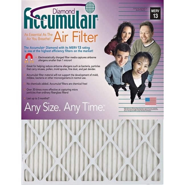 AirFilters.com Accumulair Filter Diamond 14X24X1 FLNFD14X244