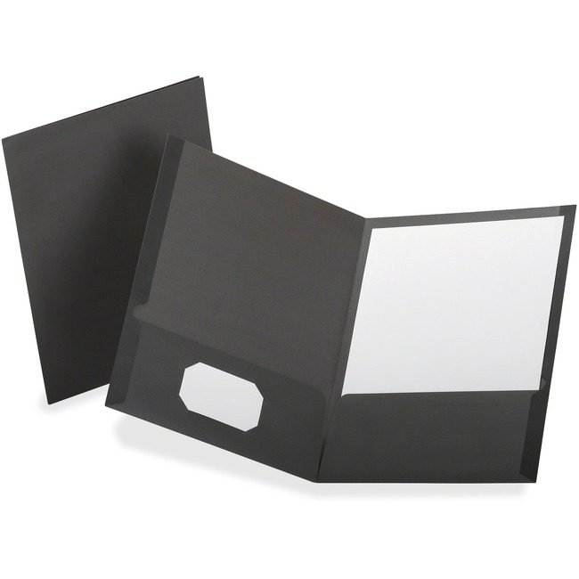 Oxford Folders Linen Pocket Gray OXF53405