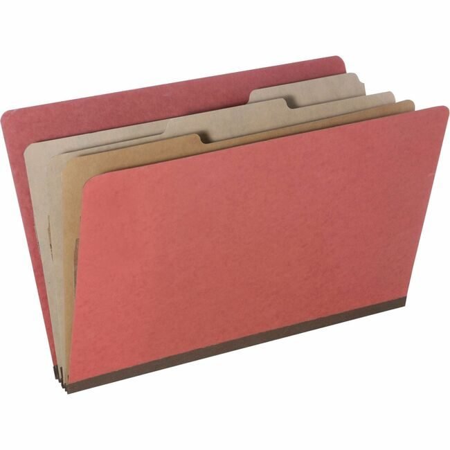 Folder Cls Prsb Legal 3DIV Red NSN5726205