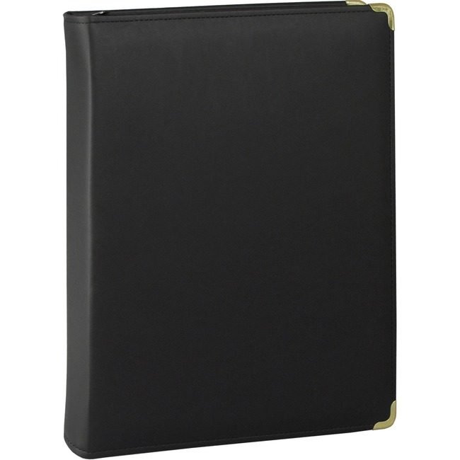 Samsill Binder Ring Zipr Letter 1.5" Black SAM15250