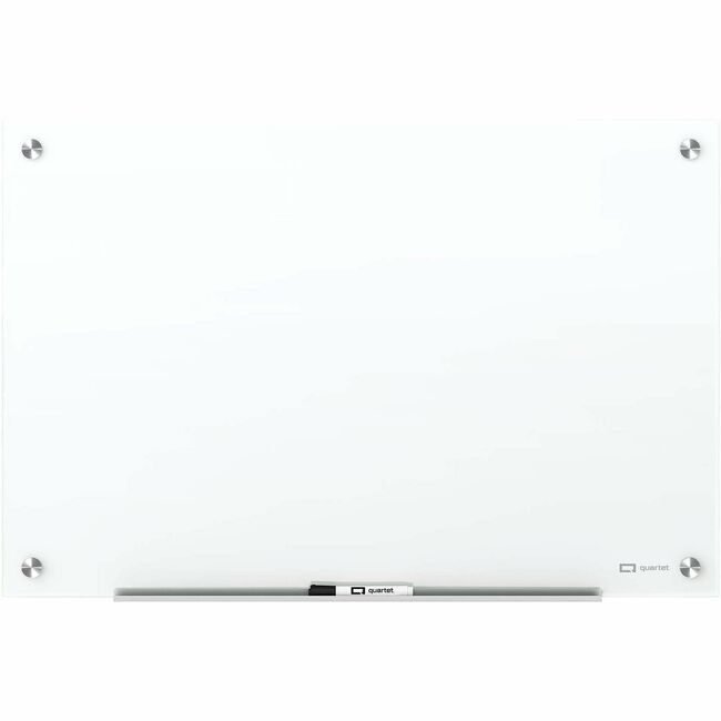 ACCO Brands Quartet Board Glass 6X4 Frameless QRTG27248W