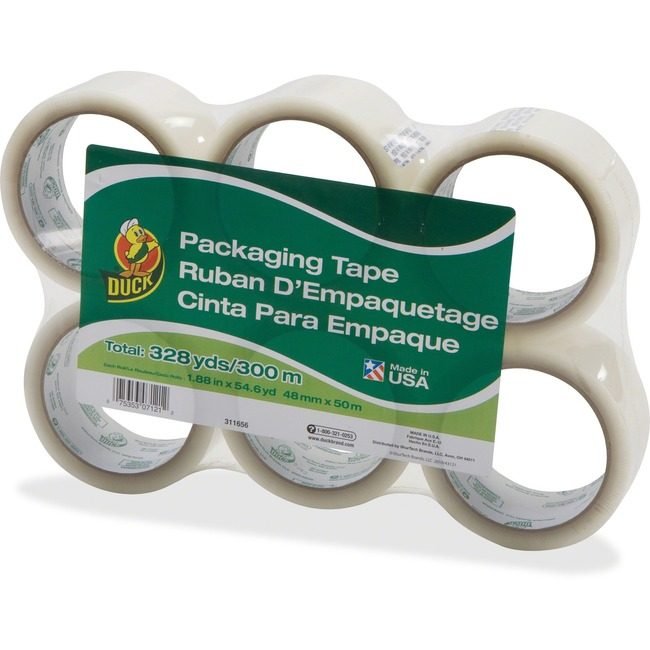 Shurtape Technologies Duck Brand Tape 1.88X55YD1.9 MIL Clear DUC240053