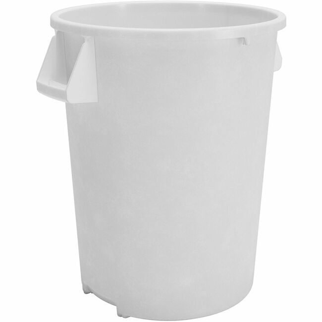 Carlisle FoodService Products Trash Container Rnd 44G White CFS84104402
