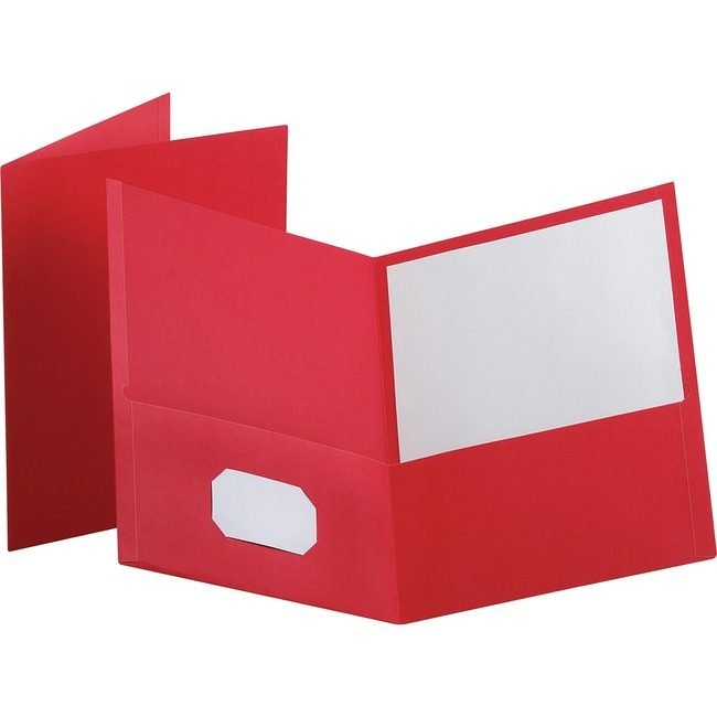 Oxford Folder 2-POCKET Letter Red OXF57511