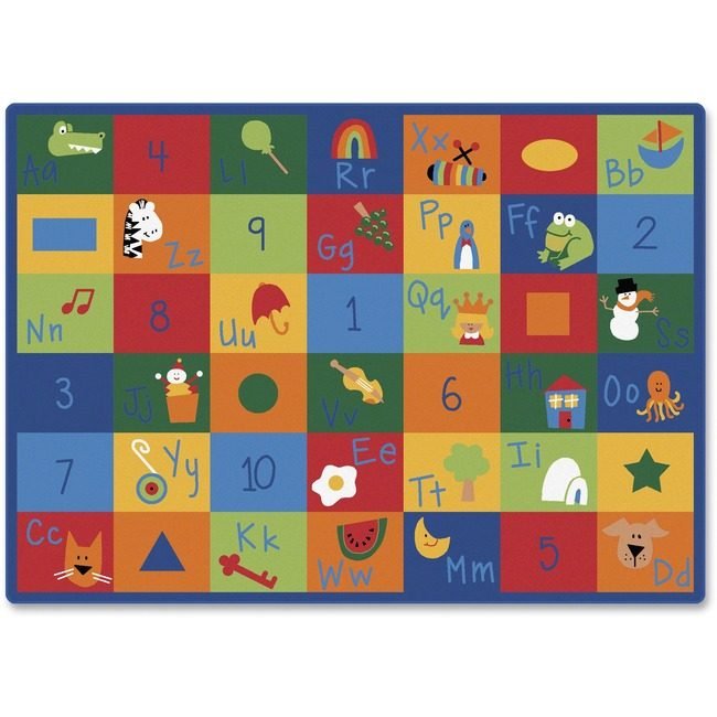 Carpets for Kids Rug Learn Blocks 84"X118" CPT7012