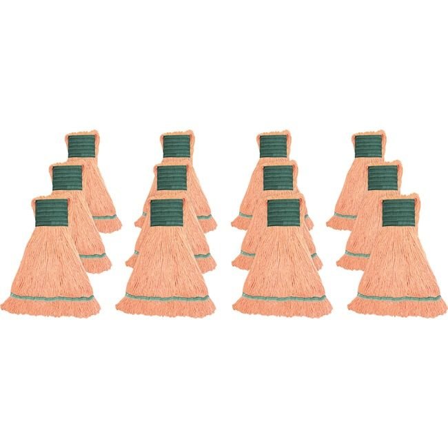 Genuine Joe Mop Medium Rayon Cotton Ornge GJOMOR5BCT