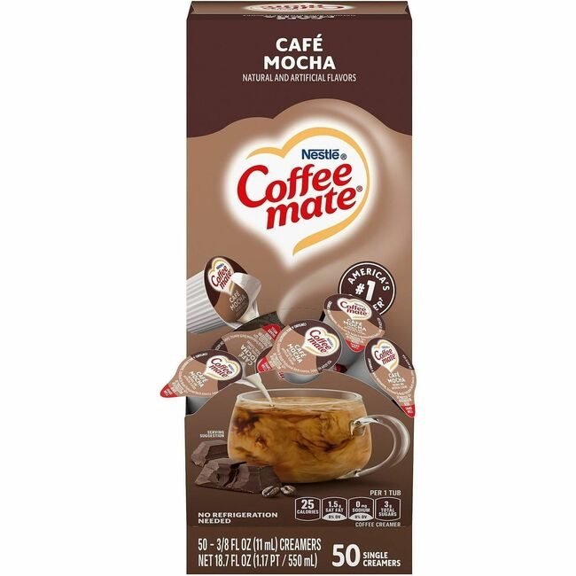 Nestlé Coffee mate Creamer Cafe Mocha 50 Count NES35115