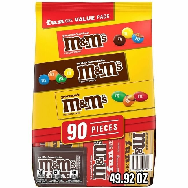 Candy M&Ms Pnut 90 Count GRR22002630