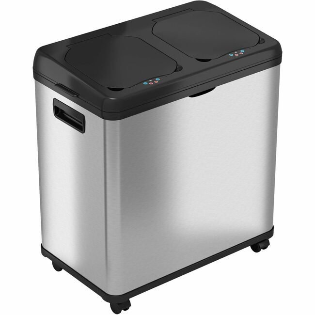 HLS Commercial Trash Recycle Dualbin 16G HLCHLS16DCSS