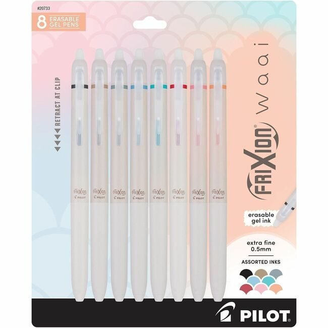 Pilot Corporation of America Pen Gel Fx Waai Assorted Ef 8 Pack PIL20733