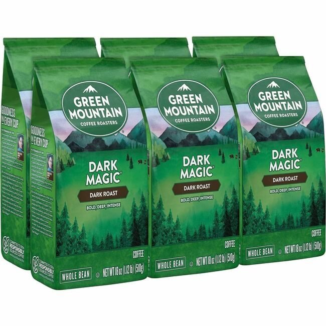 Green Mountain Coffee Roasters Whl Bn Dk Magic 18OZ GMT7568CT
