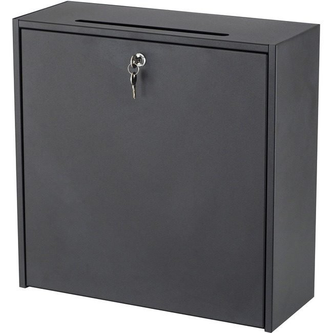 Safco Products Mailbox 18X18 Wall Mount SAF4259BL