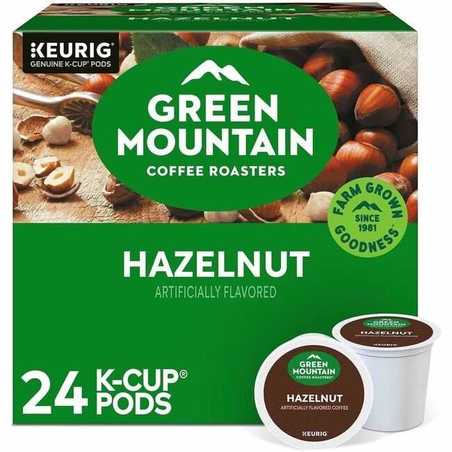Green Mountain Coffee Roasters Kcup Hazelnut 24BX GMT6792