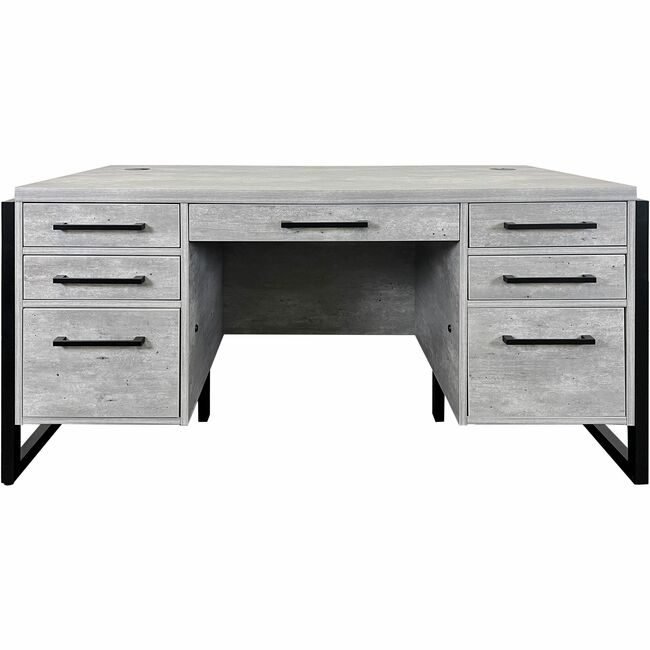Martin Furniture Desk Double Pedestal MRTIMMN680C