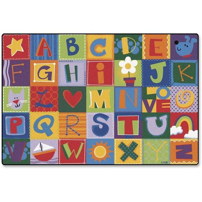 Carpets for Kids Rug Toddlr Alpha 6X9 Rect CPT3800