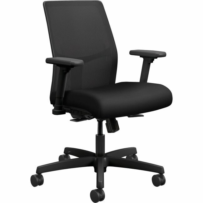 The HON Company Chair Tsk Ajarm Mshbck Black HONITLMKD1MC10B