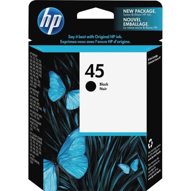 HP Crtdg Ink DESIGNJT 700 Black HEW51645A