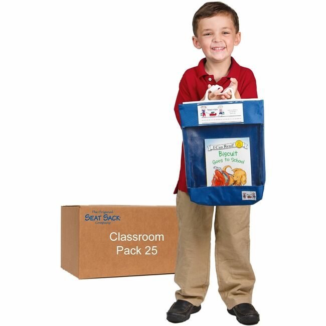 The Original Seat Sack Company Bag Book Pouch 25 Pack Blue SSK80190
