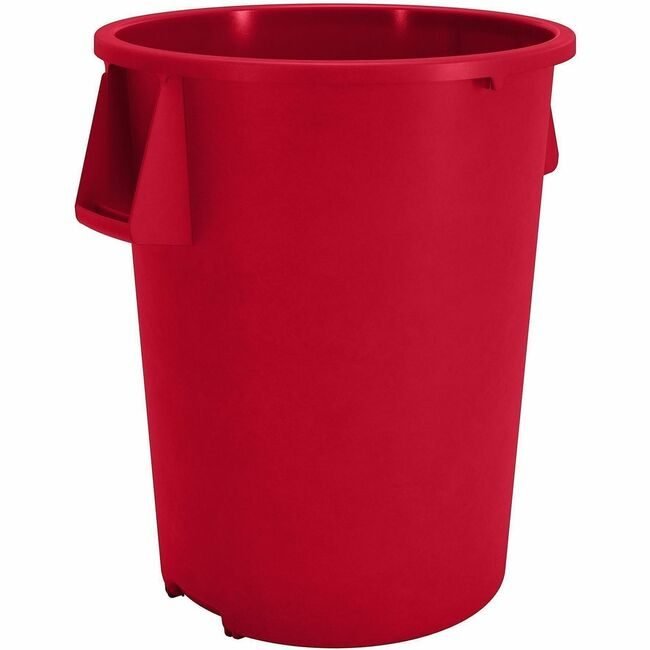 Carlisle FoodService Products Trash Container Rnd 44G Red CFS84104405