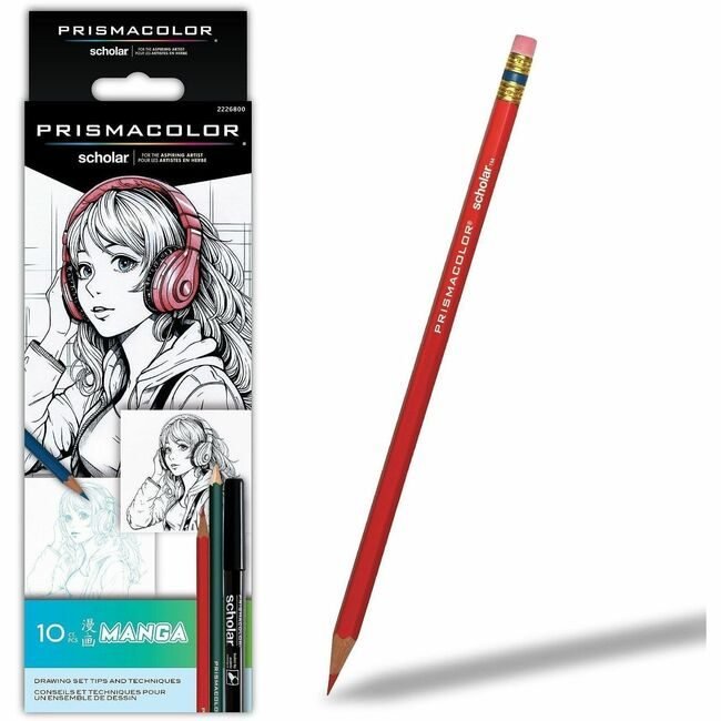 Sharpie / Expo / Prismacolor / Sanford Pencil Scholar Manga 10 Count SAN2226800